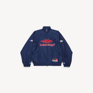 新深海军蓝色3B FOOTBALL TRACKSUIT夹克