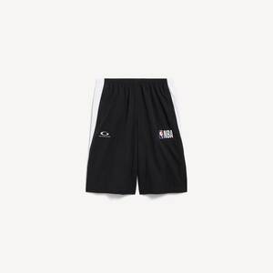 全新黑色BALENCIAGA | NBA 联名系列 TRACKSUIT短裤