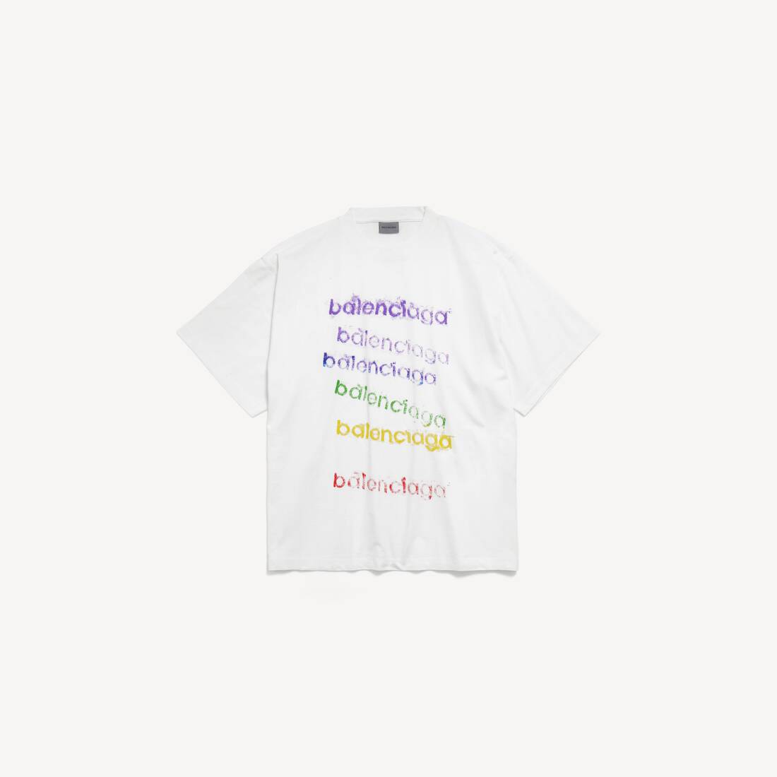 DIY MESSY MULTICOLOR大版型T恤 