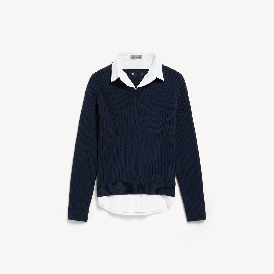 HYBRID SHIRT/KNIT毛衣