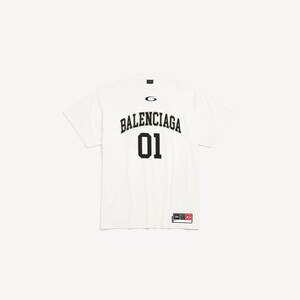 白BASKETBALL SERIES - 廓形T恤