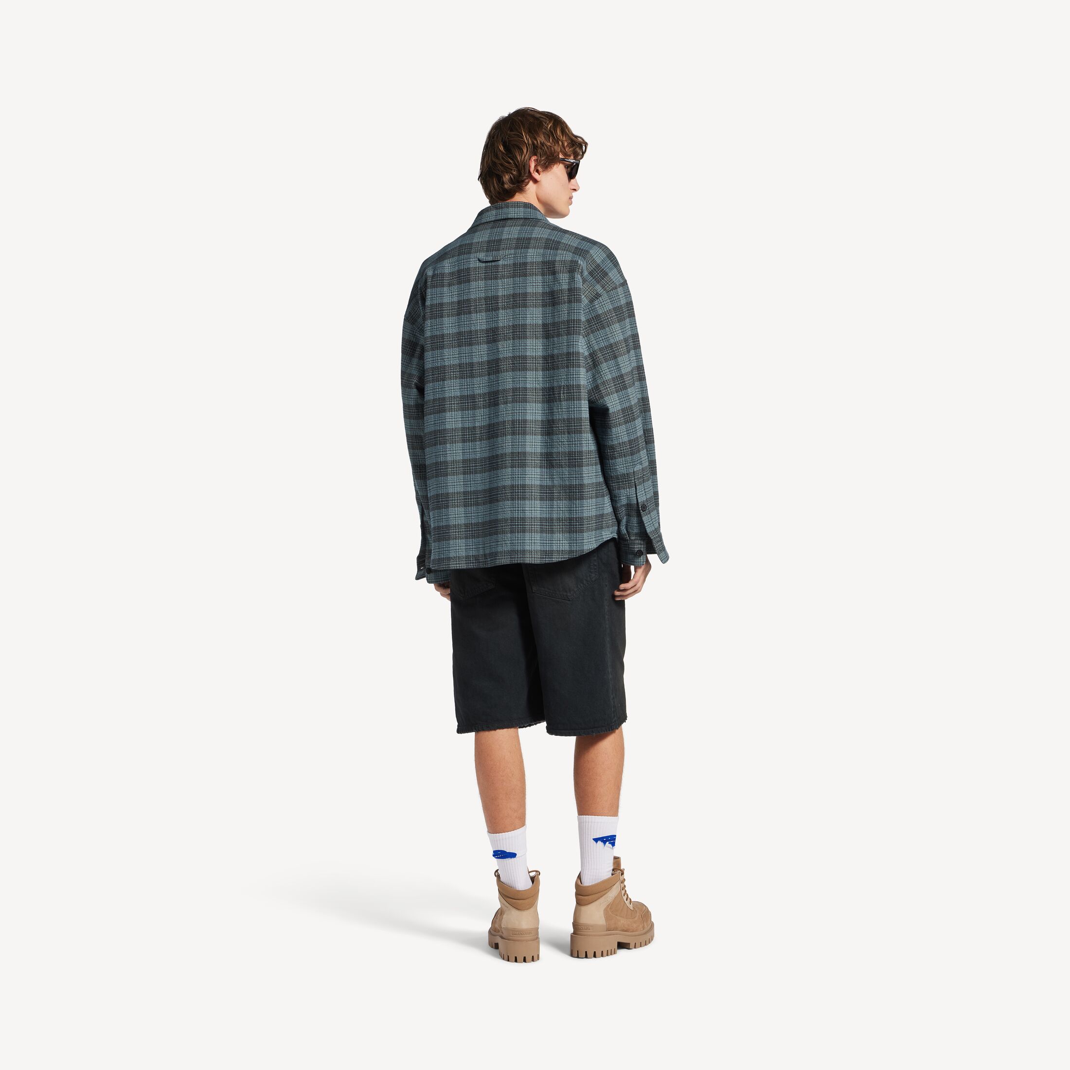 夹棉衬衫式外套 | Balenciaga