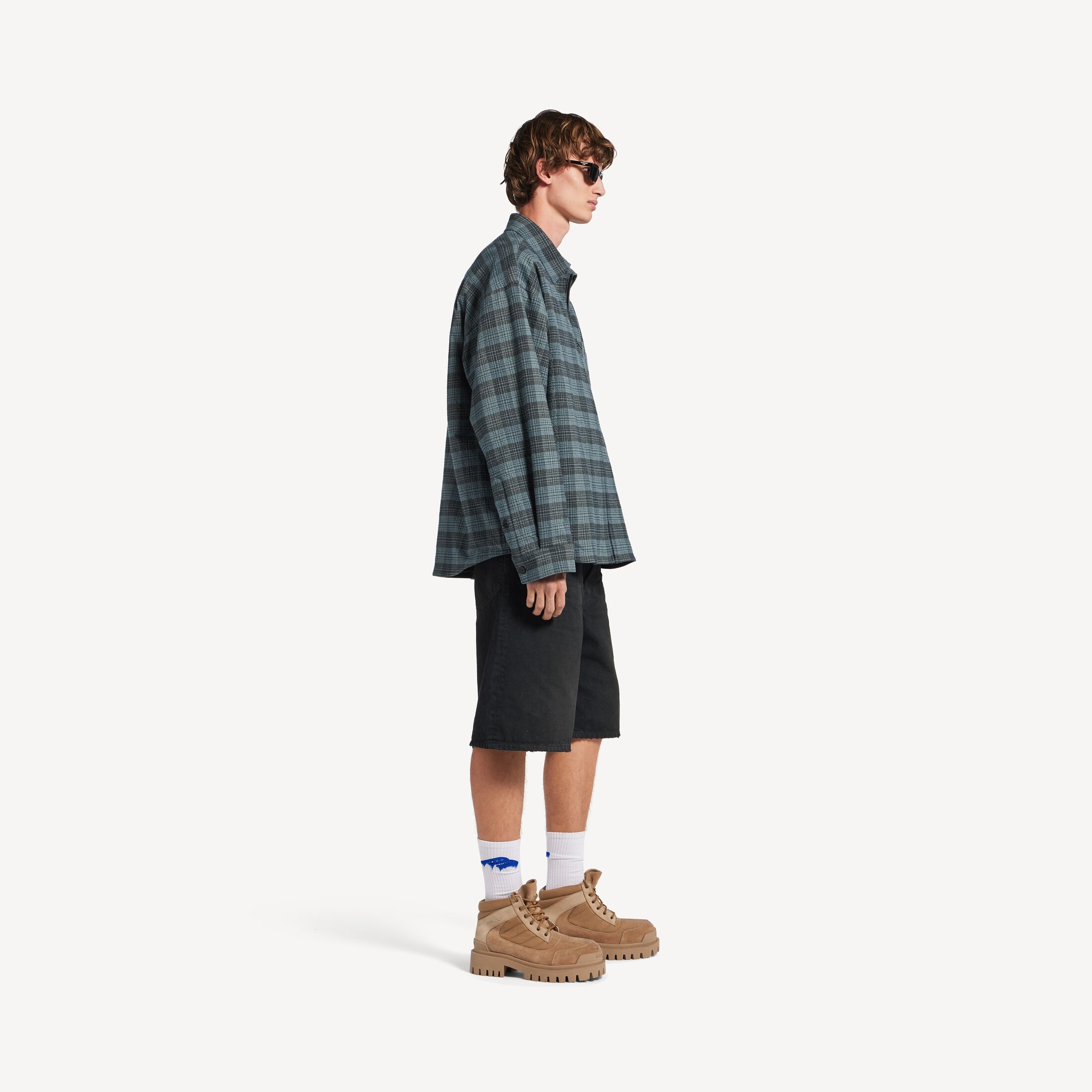 夹棉衬衫式外套 | Balenciaga