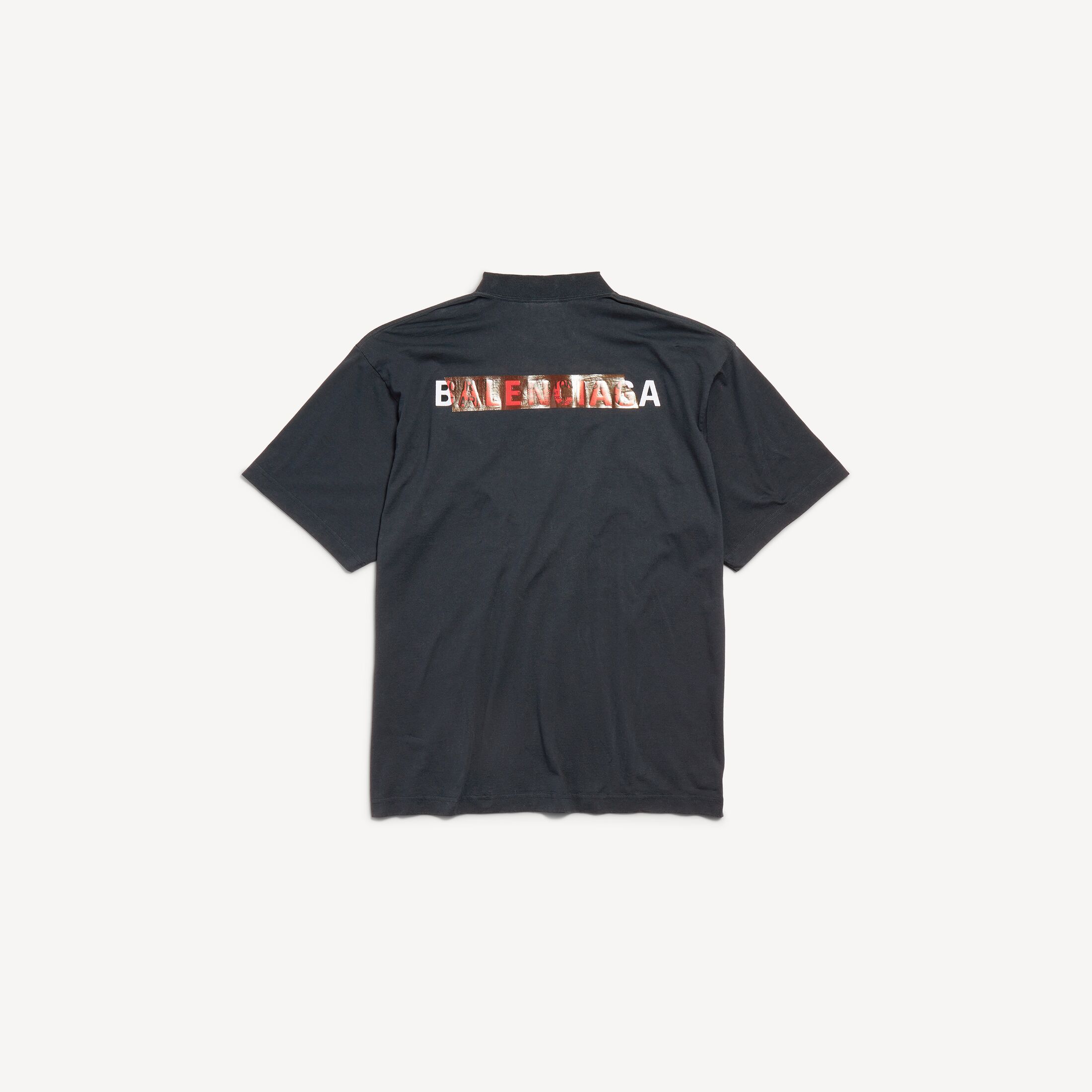 TAPED BALENCIAGA BACK中号版型T恤