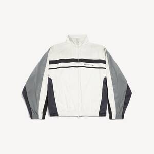 白色/绿色50/50 TRACKSUIT运动夹克