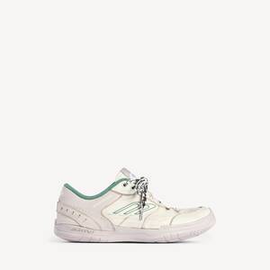 米色/绿色HAMPTONS WORN-OUT中度做旧男士运动鞋 