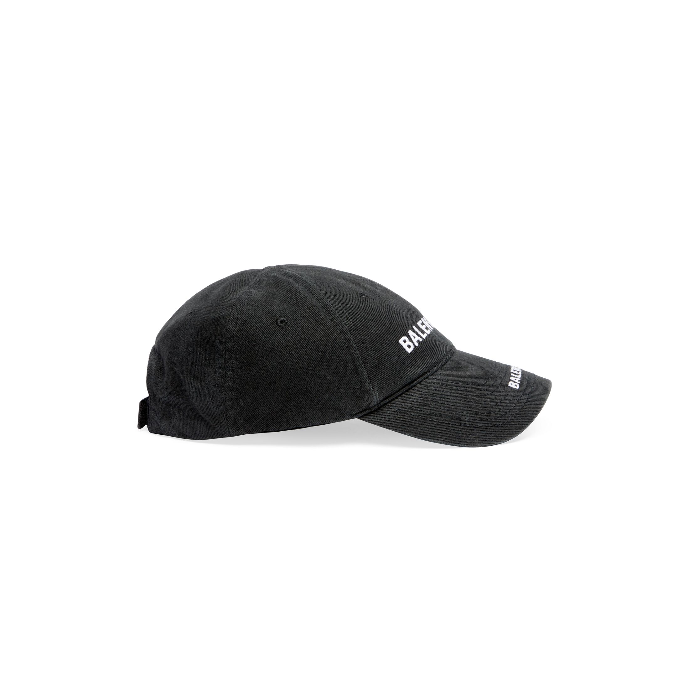 棉质混纺棒球帽 (黑色) - 男士 | Burberry® 博柏利官网