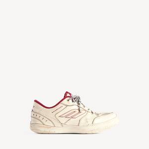 米白/红HAMPTONS WORN-OUT中度做旧女士运动鞋